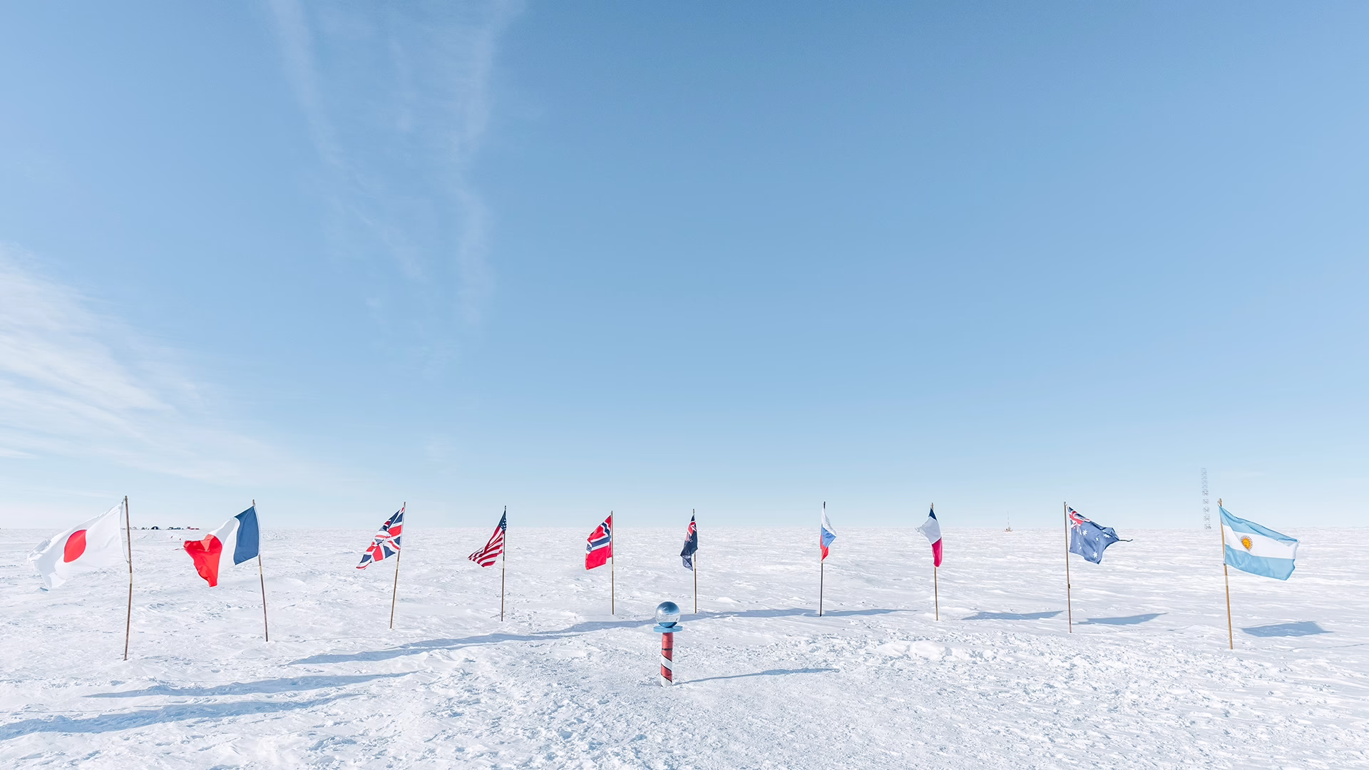 The south pole